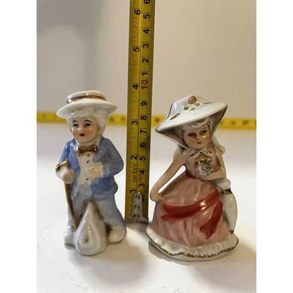 Victorian Couple Figurines Set of 2 COTC Southern Renaissance Boy And Girl - Picture 13 of 13